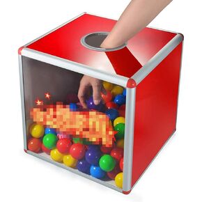 Vaguelly 25pcs Bingo Balls Raffle Balls Balls Openable 40MM Table Activity Balls Plastic Hollow Pong Balls for Raffles Bingo Game Entertainment DIY Project, Red Outdoor Decor