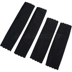 Damper Shock Sleeves Dirt Dust Resist Guard Cover for Traxxas 1/10 Slash Rustler 4wd Stampede Hoss 4x4 4wd Version 4pcs - Black