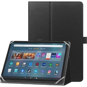 HoYiXi Universal Case for 9-10.1 inch Tablet Fire HD 10/ Fire HD 10 Plus with Stand Folio and Hand Strap Protective Cover for 9"-10.1" Samsung Huawei Android Tablet - Green