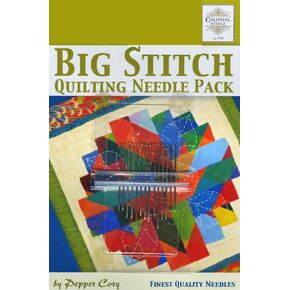 Colonial Needle CN-PC-2 Big Stitch Quilting Needle Pack by Pepper Cory