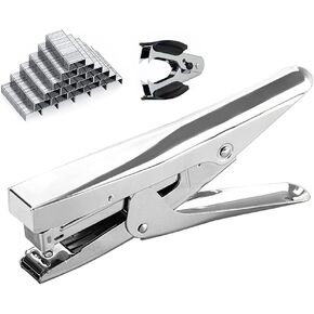 Stapler Heavy Duty with 1000 Staples, Paper Stapler with Remover Set 20 Sheets Capacity,Loading Stapler,Commercial Stapler for Office Desktop or Home Office Supplies