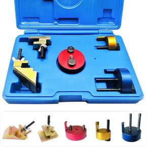 BOVIEER Auxiliary Stretch Belt Removal Installation Tool Set, Engine Pulley Drive Belt Remover Installer Kit Compatible with Ford BMW Benz Audi Fiat Peugeot in Kuwait