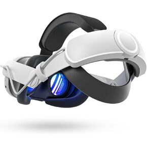 حزام رأس بطارية Maecker vr K3 لحزام الرأس Quest 3 مع حزمة بطارية 6000 مللي أمبير في الساعة حزام النخبة المتوازن لملحقات Quest 3 in Kuwait