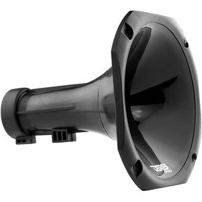 DS18 PRO-H110 Circular Universal Driver Horn Body Easy Twist On/Off Installation (Black)