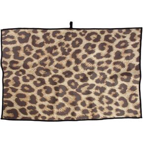 IRON1974 Golf Towel Leopard Print Sports Towel 23x15 Inches Gym Player Towel…