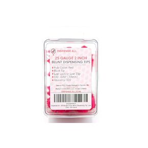 15 Gauge 2 Inch Blunt Tipped Dispensing Needles, Luer Lock, 10 Count