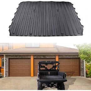 Ranger Rubber Bed Mat Liner,CPOWACE TPE Rear Cargo Bed Mat TPE Slush Liner Compatible with Polaris Ranger XP 1000 Crew 2018-2024 Accessories All Weather Protect