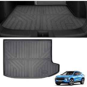TECHPICCO Cargo Liner Fit for Chevy Trax 2024, All Weather Trunk Mat Waterproof Cargo Mat Compatible with Chevrolet Trax Accessories 2024 2025 Odorless SUV Cargo Liner Black
