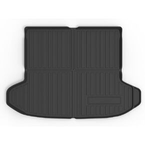 All Weather Rear Cargo Liners Trunk Tray Mats Protector Custom Compatible with KIA Sportage 2017 2018 2019 2020 2021 2022, 3D Waterproof Durable Odorless Flexible Black TPO Accessories