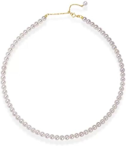 Generic عقد من اللؤلؤ الصناعي للنساء - حبلا من اللؤلؤ الصناعي الأنيق للنساء، مجوهرات عصرية، عيد الميلاد، عيد الشهر، أبيض in Kuwait