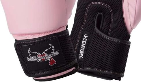 قفازات الملاكمة الوردية القرنية للنساء - 12 أونصة | مسامي مع راحة شبكية | الإبهام المرفق | لف المعصم لملاءمة مثالية | يُستخدم عند الملاكمة أو التألق أو لكمة الحقيبة | معدات للتدريب في المنزل in Kuwait