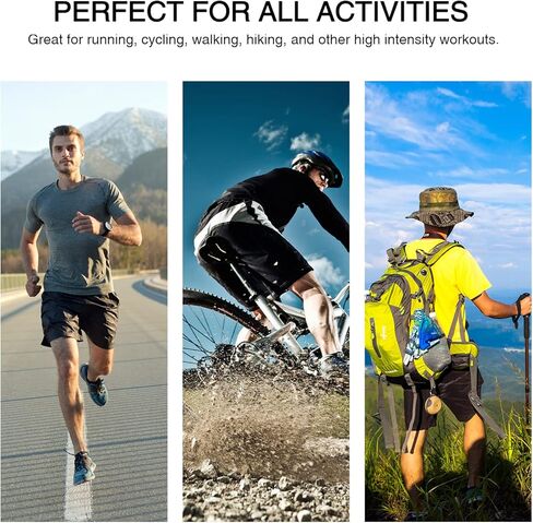 حزام يد للجري من MOGALY قابل للدوران 360 درجة، حامل هاتف للركض 3 في 1، حامل هاتف رياضي للدراجة، يناسب جميع الهواتف الذكية مقاس 4.7-7.3 بوصة (أسود) in Kuwait