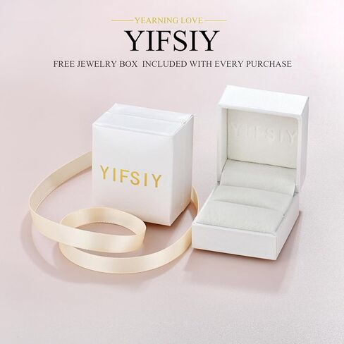 YIFSIY Stackable Ring 925 Sterling Silver Stacking Rings for Women Eternity Cubic Zirconia Ring in Saudi Arabia