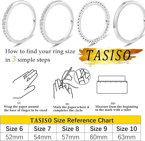 Tasiso Stackable Gold Rings for Women Non Tarnish Trendy Dainty 14K Gold Plated Cubic Zirconia Thumb Ring Set Trendy Statement Love Friendship Promise Engagement Rings Size 6 7 8 9 10 in Kuwait