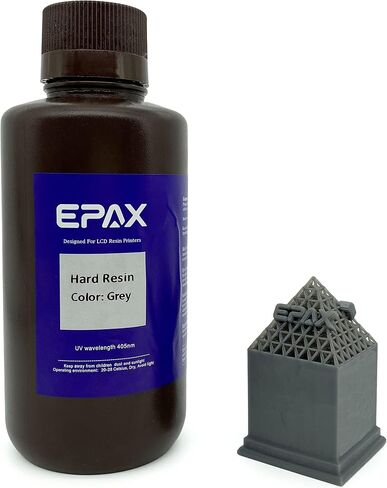 طابعة EPAX ثلاثية الأبعاد من الراتنج الصلب لطابعات LCD ثلاثية الأبعاد، 1 كجم، رمادي in Kuwait