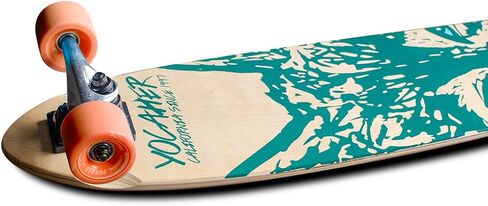 Yocaher Spirit Wolf Longboard Complete Skateboard Cruiser - Available in All Shapes in Kuwait