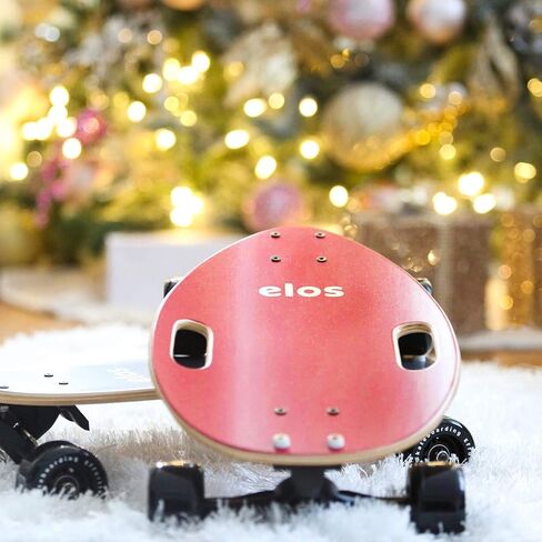 لوح تزلج ELOS خفيف الوزن بالكامل - ألواح تزلج صغيرة طويلة مصممة للمبتدئين والركاب في المناطق الحضرية. الهدية جاهزة، ومعبأة. سطح لوح تزلج واسع ومستقر. مجلس الحرم الجامعي in Kuwait