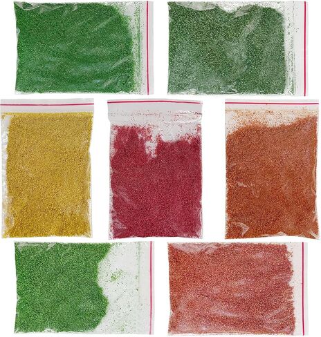 كايواي 7 ألوان واقعية لأوراق الشجر المصغرة نموذج أوراق محاكاة أوراق الشجر DIY للسكك الحديدية الجنية حديقة محاكاة الكرمة لحديقة الجنية ديوراما مشهد المناظر الطبيعية in Kuwait