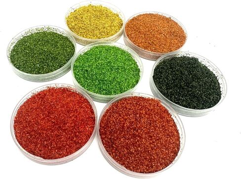 كايواي 7 ألوان واقعية لأوراق الشجر المصغرة نموذج أوراق محاكاة أوراق الشجر DIY للسكك الحديدية الجنية حديقة محاكاة الكرمة لحديقة الجنية ديوراما مشهد المناظر الطبيعية in Kuwait