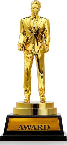 JOYIN Award Trophy, Custom Engraved Appreciation Trophy for Best Salesman, Dunder Mifflin Memorabilia, Gag Gift for Work Office in Saudi Arabia