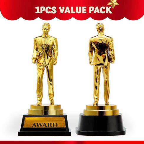 JOYIN Award Trophy, Custom Engraved Appreciation Trophy for Best Salesman, Dunder Mifflin Memorabilia, Gag Gift for Work Office in Saudi Arabia