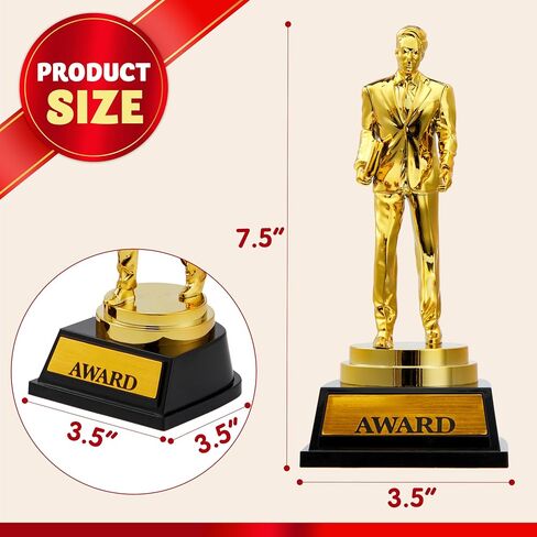 JOYIN Award Trophy, Custom Engraved Appreciation Trophy for Best Salesman, Dunder Mifflin Memorabilia, Gag Gift for Work Office in Saudi Arabia