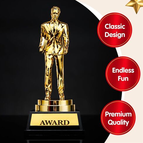 JOYIN Award Trophy, Custom Engraved Appreciation Trophy for Best Salesman, Dunder Mifflin Memorabilia, Gag Gift for Work Office in Saudi Arabia