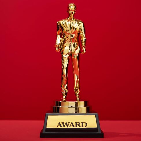 JOYIN Award Trophy, Custom Engraved Appreciation Trophy for Best Salesman, Dunder Mifflin Memorabilia, Gag Gift for Work Office in Saudi Arabia