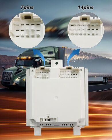 وحدة التحكم في المناخ لسخان التيار المتردد 12 فولت 21326144 20511569، التوصيل والتشغيل، مفتاح لوحة التحكم في درجة حرارة تكييف الهواء مناسب لشاحنة فولفو VNL 2003-2024 in Kuwait