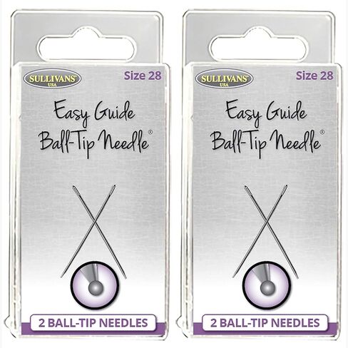 The Easy Guide Ball-Tip Needles Size 26 and Size 28 Bundle, 4 Packages, 8 Needles in Saudi Arabia