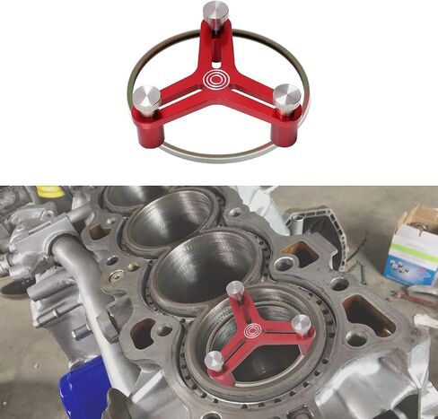 URLWALL Piston Ring Squaring Tool for End Gap, 7075 Billet Aluminum Engine Piston Ring End Gap Squaring Tool Fit 2’’ to 5’’ Bore (Red) in Saudi Arabia