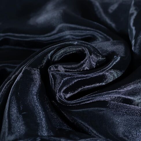Fynite Sheer Organza Fabric | 1 Yard Long | 44" Wide | Bridal Solid Sheer Organza Bolt for Wedding Dress Fashion Craft Decorations Silky Shiny Sheer Organza - White in Saudi Arabia
