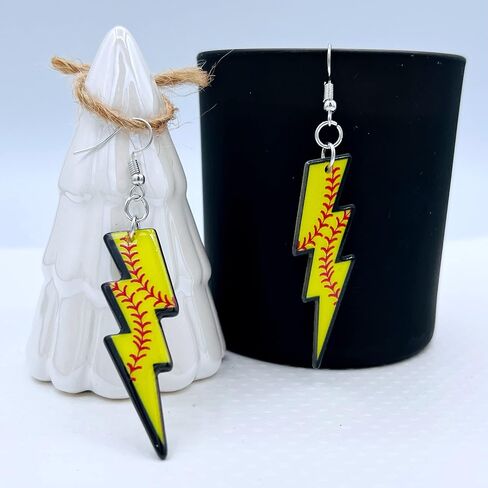 Softball Earrings for Girls - Volleyball Earrings for Women - Baseball Mom Earrings - Basketball Earrings for Mom - Football Jewelry - Softball Stuff - Football Earrings in Saudi Arabia