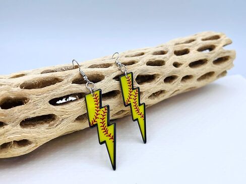 Softball Earrings for Girls - Volleyball Earrings for Women - Baseball Mom Earrings - Basketball Earrings for Mom - Football Jewelry - Softball Stuff - Football Earrings in Saudi Arabia