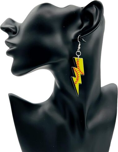 Softball Earrings for Girls - Volleyball Earrings for Women - Baseball Mom Earrings - Basketball Earrings for Mom - Football Jewelry - Softball Stuff - Football Earrings in Saudi Arabia