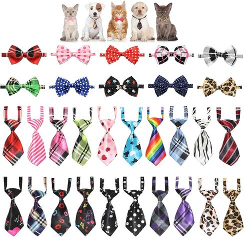 30 قطعة من ربطات عنق الكلب وربطات عنق قابلة للتعديل من yuepet، مجموعة متنوعة من ربطات عنق الحيوانات الأليفة المتنوعة، زي ربطة العنق، طوق مستلزمات العناية بالحيوانات الأليفة للجرو، الكلب، القط، عيد الميلاد، التصوير الفوتوغرافي، مهرجان العطلات، حفلة in Kuwait