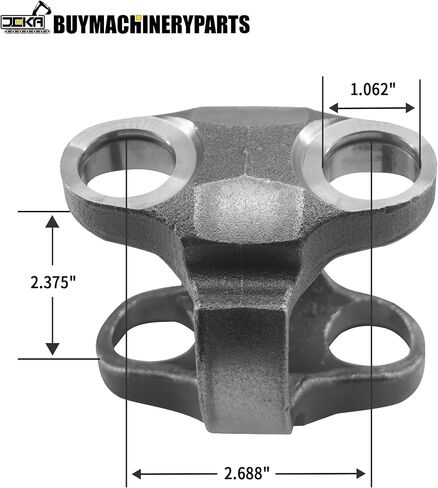 Driveshaft Double Cardan CV H Yoke 2-26-497 Center Yoke N2-26-367 CV H Yoke for 1330 Series U-Joint Compatible with ​JEEP CJ5-8, Wrangler, Cherokee in Saudi Arabia