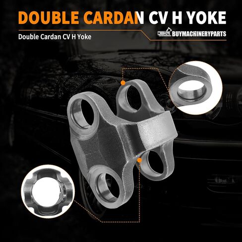Driveshaft Double Cardan CV H Yoke 2-26-497 Center Yoke N2-26-367 CV H Yoke for 1330 Series U-Joint Compatible with ​JEEP CJ5-8, Wrangler, Cherokee in Saudi Arabia