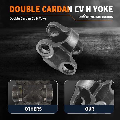 Driveshaft Double Cardan CV H Yoke 2-26-497 Center Yoke N2-26-367 CV H Yoke for 1330 Series U-Joint Compatible with ​JEEP CJ5-8, Wrangler, Cherokee in Saudi Arabia