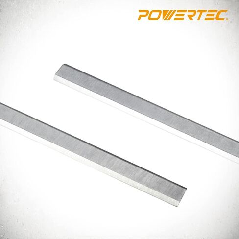 شفرات مسوي POWERTEC 12-1/2 بوصة للحرفي 23378، Jet JWP-12، JWP-12-4P، JWP-12DX، Rockwell RK9018، Wilton 99178، 34463 Planer، بديل لسكاكين Planer Craftsman 23315، مجموعة من 4 (12818DD) in Saudi Arabia