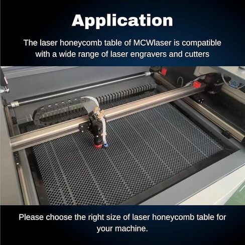 MCWlaser Honeycomb Laser Table 900 x 600mm/35.43" x 23.62" for CO2 Laser Engraver Cutting Engraveing Machine in Saudi Arabia