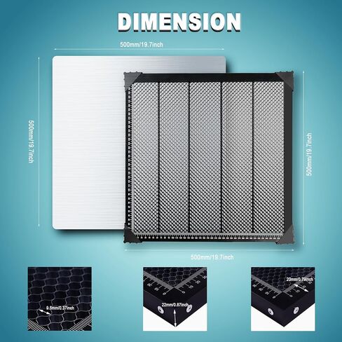MCWlaser Honeycomb Laser Table 900 x 600mm/35.43" x 23.62" for CO2 Laser Engraver Cutting Engraveing Machine in Saudi Arabia