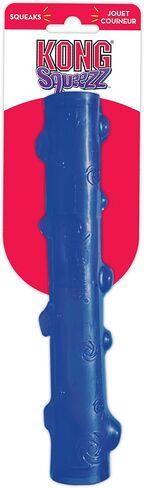 KONG - Squeezz Stick - Strong Squeaky Dog Toy, Squeaks even if punctured - For Large Dogs (Assorted Colors) in Saudi Arabia