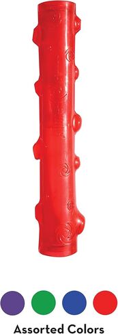 KONG - Squeezz Stick - Strong Squeaky Dog Toy, Squeaks even if punctured - For Large Dogs (Assorted Colors) in Saudi Arabia