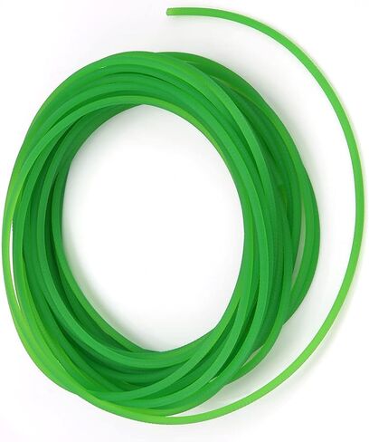 QANYEGN PU Transmission Belt, Green Rough Surfaces PU Polyurethane Round Belt, Conveyor Belt Material for Variety of Machines Drive Transmission(3mm*10m) in Saudi Arabia