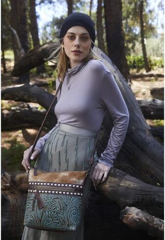 Myra Bag Delphine Canvas & Hairon Bag S-5218 in Kuwait
