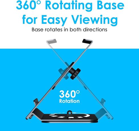POS VALLEY Kiosk iPad Stand – Universal Tablet Holder Compatible Tablet 8-13inch, 360 Rotate, Anti-Theft Lock, PreDrilled Mounting Holes - POS Register, Retail Business, Checkout, Cashier (White) in Saudi Arabia