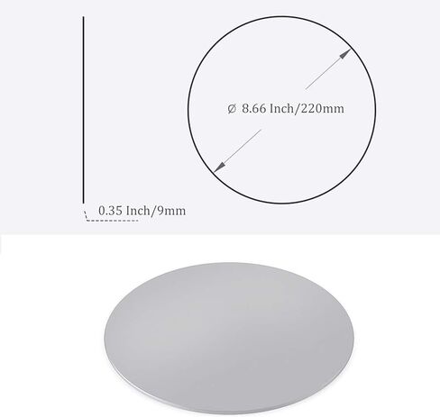 360° Rotation Monitor Stand, Grey Aluminum Alloy, Wide Compatibility for iMac, Laptop, Potted Plants, Arts & Crafts and More in Saudi Arabia