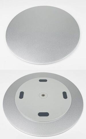 360° Rotation Monitor Stand, Grey Aluminum Alloy, Wide Compatibility for iMac, Laptop, Potted Plants, Arts & Crafts and More in Saudi Arabia