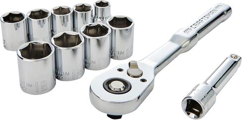 CRAFTSMAN Socket Set with Ratchet, Metric, 3/8" Drive, 11-Piece Set with Case (CMMT12027) in Saudi Arabia